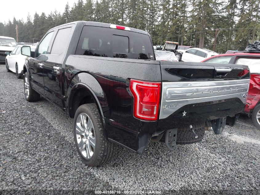 2017 FORD F-150 LIMITED - 1FTEW1EG4HFB22479