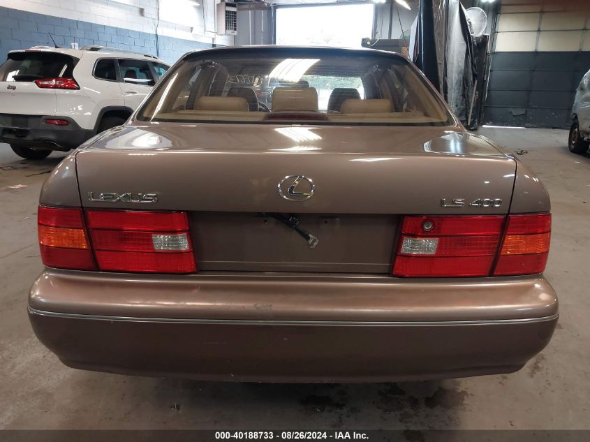 1998 Lexus Ls 400 VIN: JT8BH28F3W0125877 Lot: 40188733