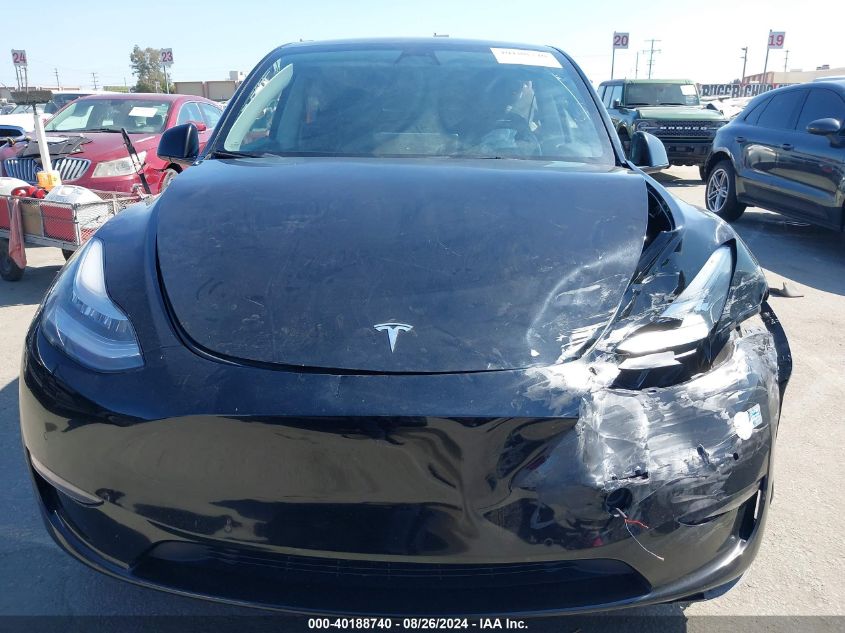 2021 Tesla Model Y Long Range Dual Motor All-Wheel Drive VIN: 5YJYGDEE9MF204393 Lot: 40188740