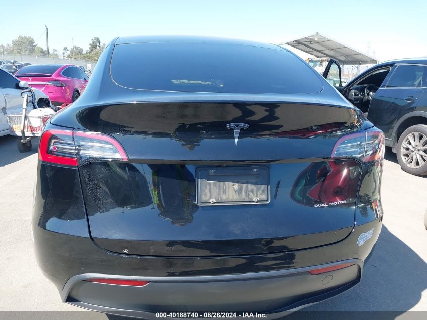 VIN 5YJYGDEE9MF204393 2021 Tesla Model Y, Long Rang... no.16