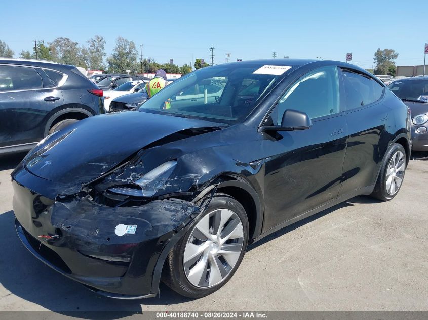 VIN 5YJYGDEE9MF204393 2021 Tesla Model Y, Long Rang... no.2