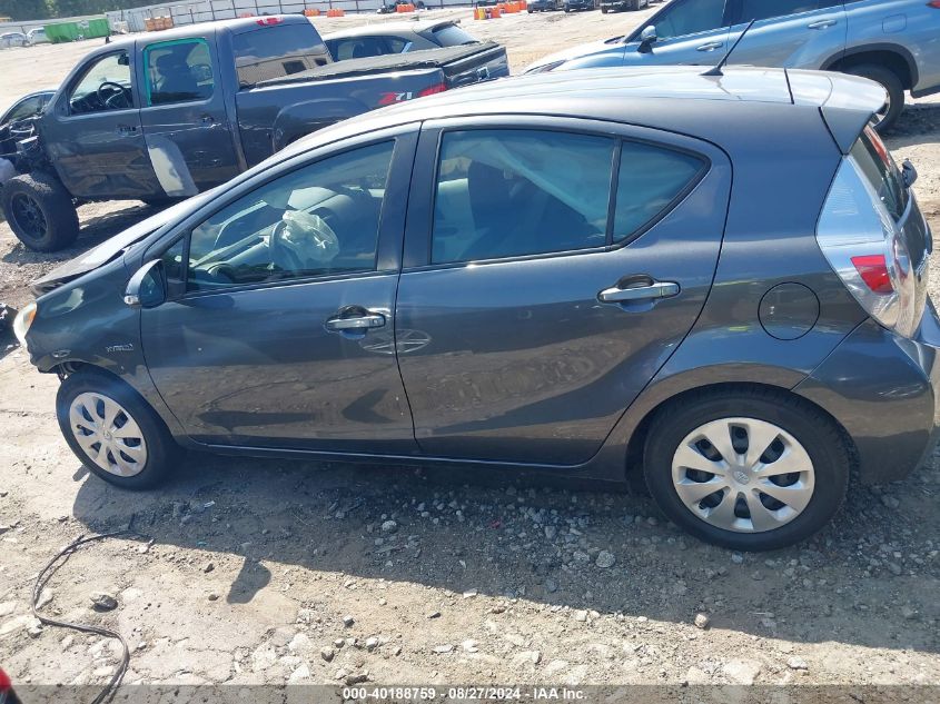 2012 Toyota Prius C One VIN: JTDKDTB35C1007093 Lot: 40188759