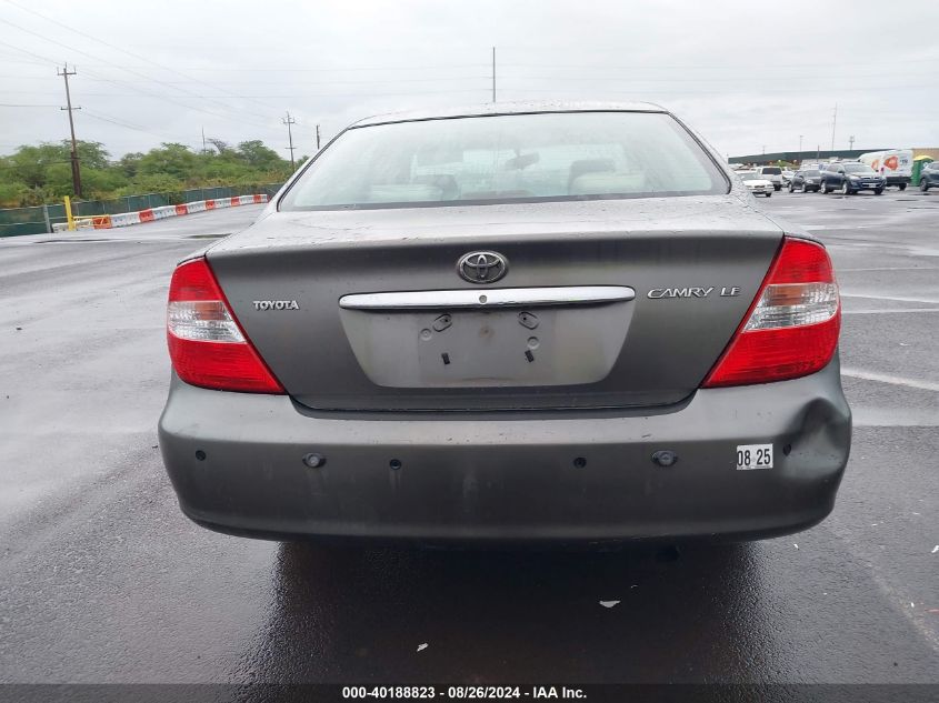 2002 Toyota Camry Le/Se/Xle VIN: JTDBE32K420053636 Lot: 40188823