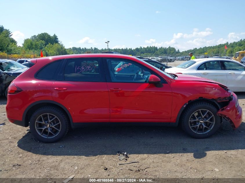 2014 Porsche Cayenne VIN: WP1AA2A27ELA05522 Lot: 40188846