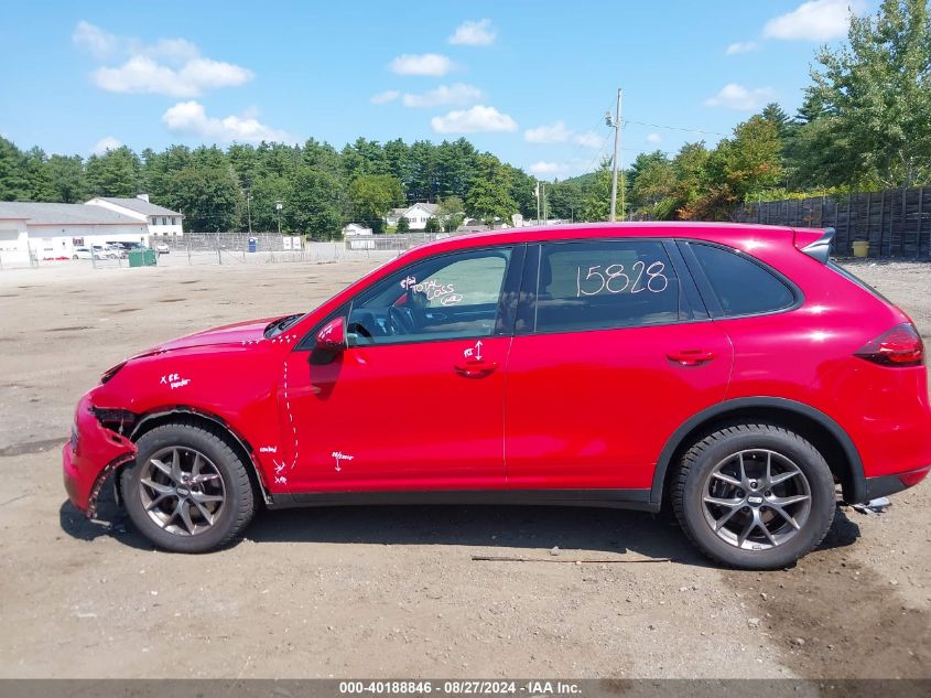 2014 Porsche Cayenne VIN: WP1AA2A27ELA05522 Lot: 40188846