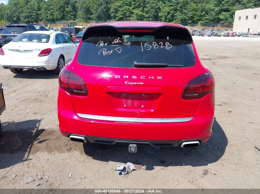 2014 Porsche Cayenne VIN: WP1AA2A27ELA05522 Lot: 40188846