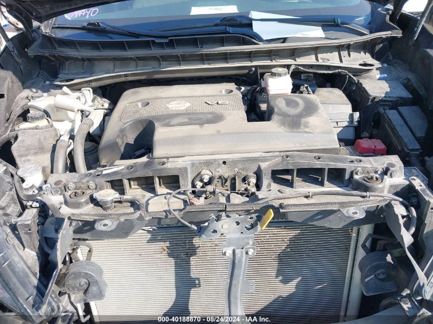 2022 Nissan Murano Sv Fwd VIN: 5N1AZ2BJ8NC129276 Lot: 40188870