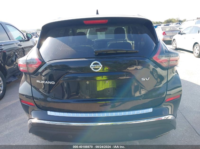 2022 Nissan Murano Sv Fwd VIN: 5N1AZ2BJ8NC129276 Lot: 40188870