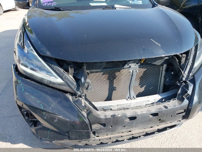 2022 Nissan Murano Sv Fwd VIN: 5N1AZ2BJ8NC129276 Lot: 40188870