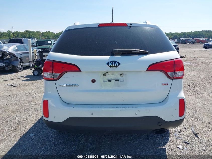 2015 Kia Sorento Lx VIN: 5XYKT3A69FG661906 Lot: 40188908