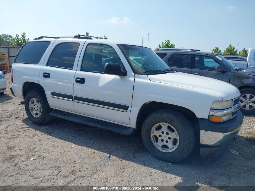 2005 Chevrolet Tahoe Ls VIN: 1GNEK13T85R268431 Lot: 40188918