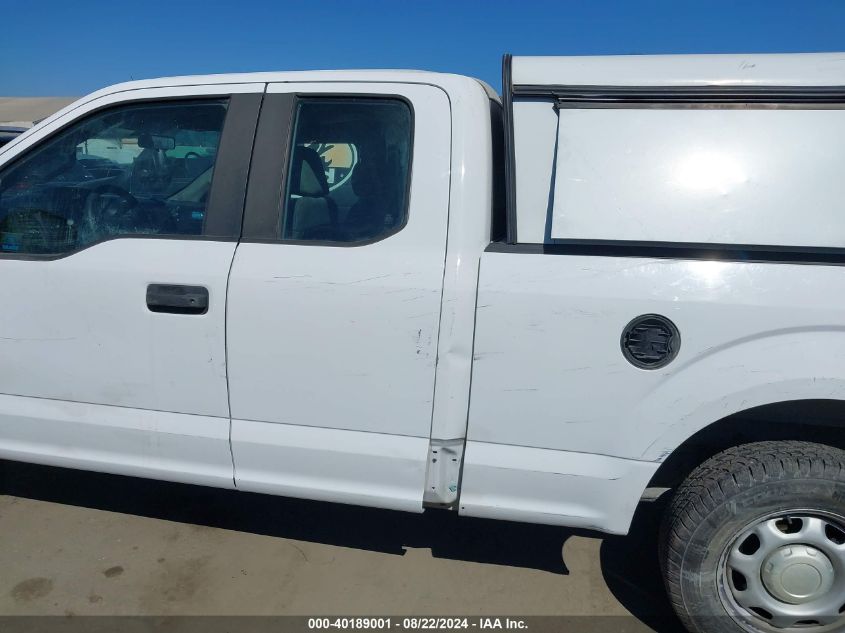 2017 Ford F-150 Xl VIN: 1FTEX1C81HKE53536 Lot: 40189001