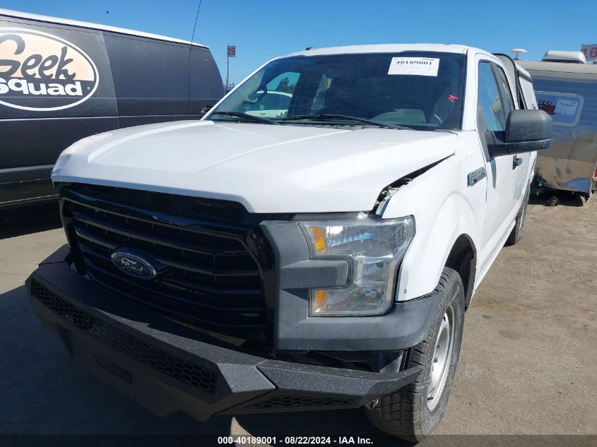 2017 Ford F-150 Xl VIN: 1FTEX1C81HKE53536 Lot: 40189001