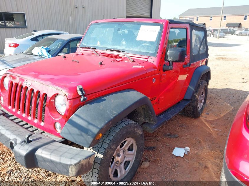 2015 Jeep Wrangler Sport VIN: 1C4AJWAG8FL524617 Lot: 40189004