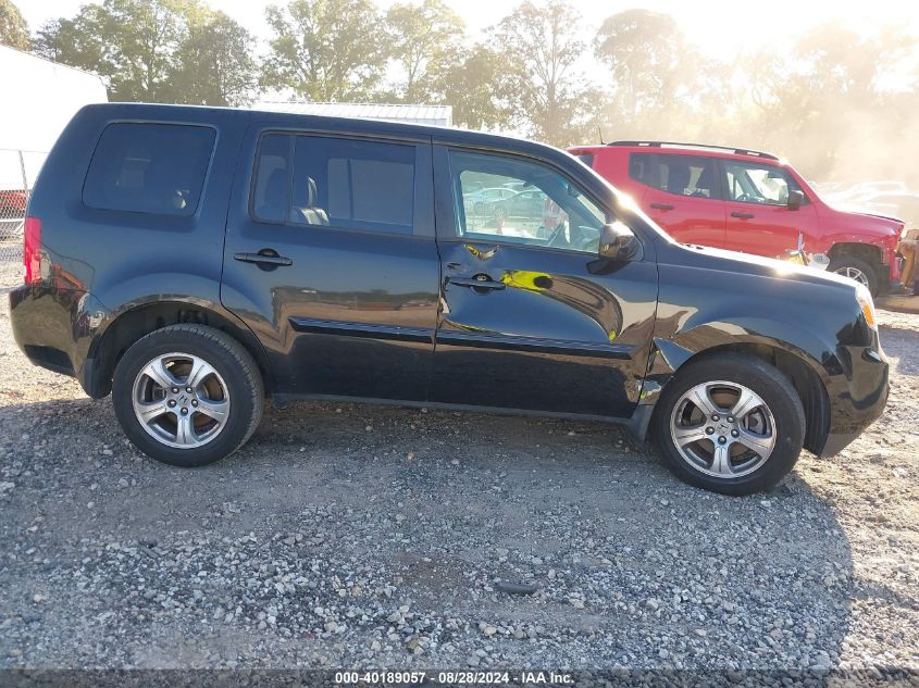 2014 Honda Pilot Ex-L VIN: 5FNYF3H50EB019644 Lot: 40189057