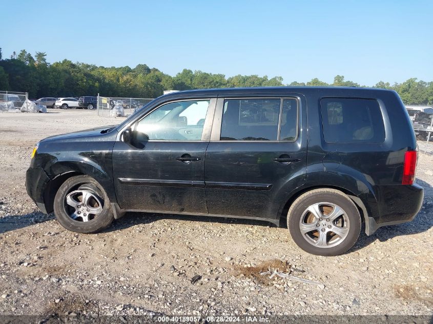 2014 Honda Pilot Ex-L VIN: 5FNYF3H50EB019644 Lot: 40189057