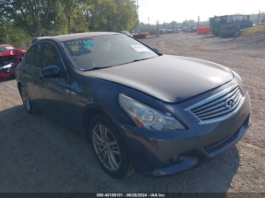 2011 Infiniti G37X VIN: JN1CV6AR5BM410290 Lot: 40189101