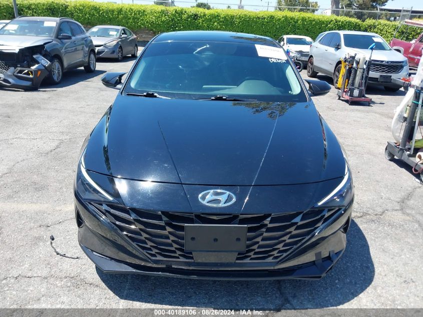 2022 Hyundai Elantra Hybrid Limited VIN: KMHLN4AJ7NU016866 Lot: 40189106