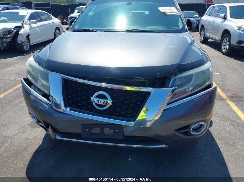 2015 Nissan Pathfinder Platinum VIN: 5N1AR2MM1FC687639 Lot: 40189114