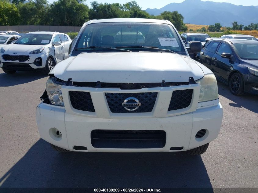 2004 Nissan Titan Xe VIN: 1N6AA06A54N551287 Lot: 40189209