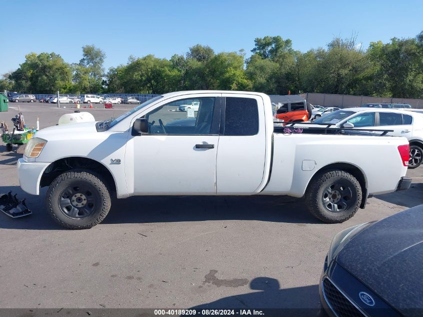 2004 Nissan Titan Xe VIN: 1N6AA06A54N551287 Lot: 40189209