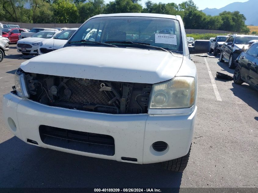 2004 Nissan Titan Xe VIN: 1N6AA06A54N551287 Lot: 40189209