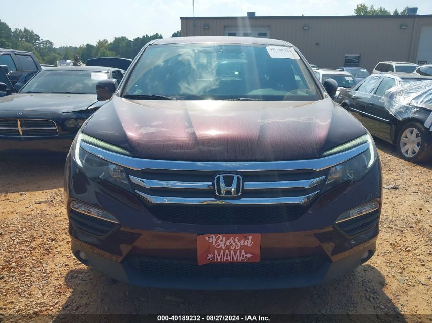 2016 Honda Pilot Ex-L VIN: 5FNYF5H72GB003638 Lot: 40189232