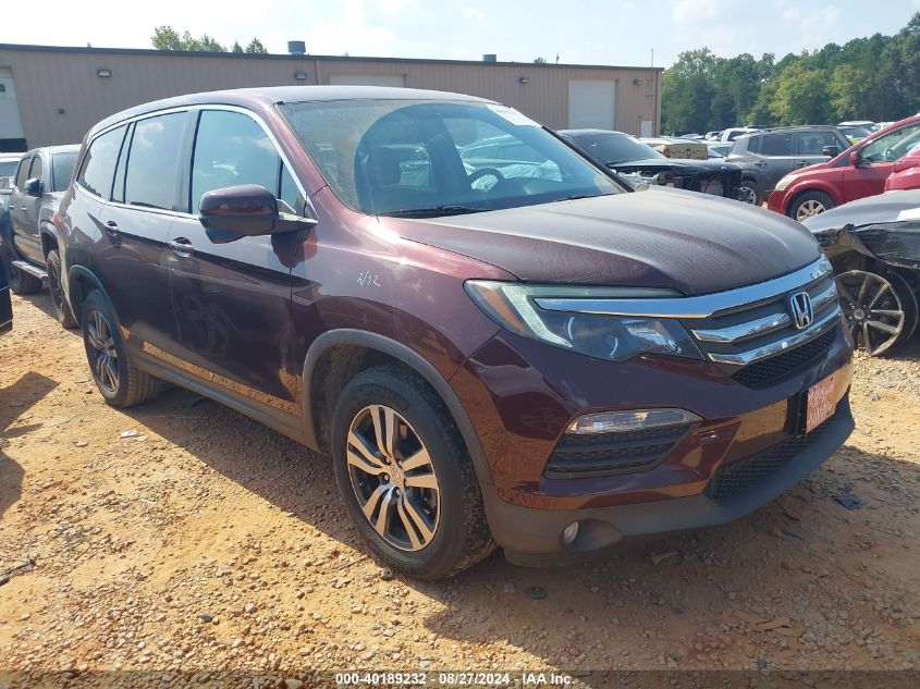 2016 Honda Pilot Ex-L VIN: 5FNYF5H72GB003638 Lot: 40189232