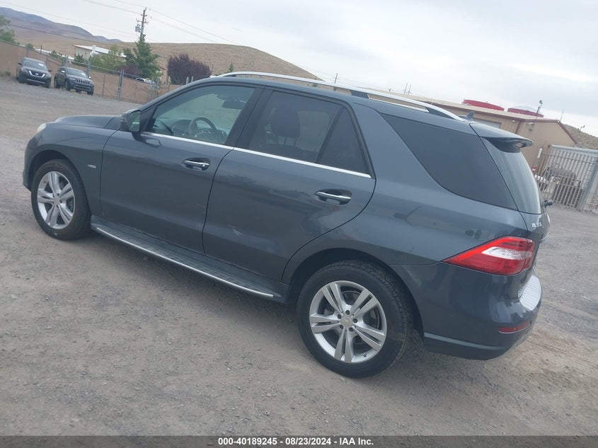 2012 Mercedes-Benz Ml 350 Bluetec 4Matic VIN: 4JGDA2EB0CA048323 Lot: 40189245
