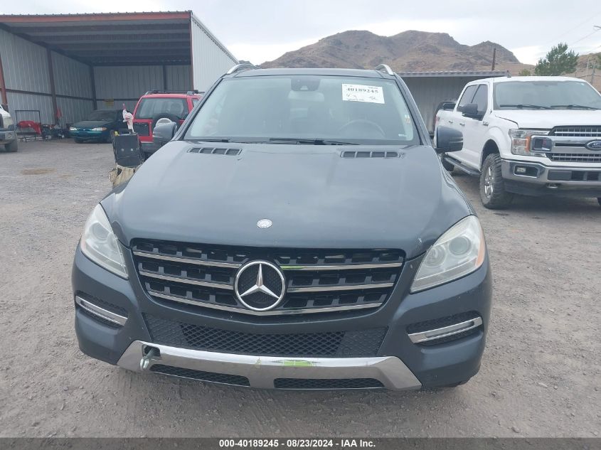 2012 Mercedes-Benz Ml 350 Bluetec 4Matic VIN: 4JGDA2EB0CA048323 Lot: 40189245