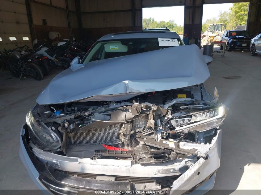 2021 Honda Accord Touring VIN: 1HGCV2F91MA010554 Lot: 40189252