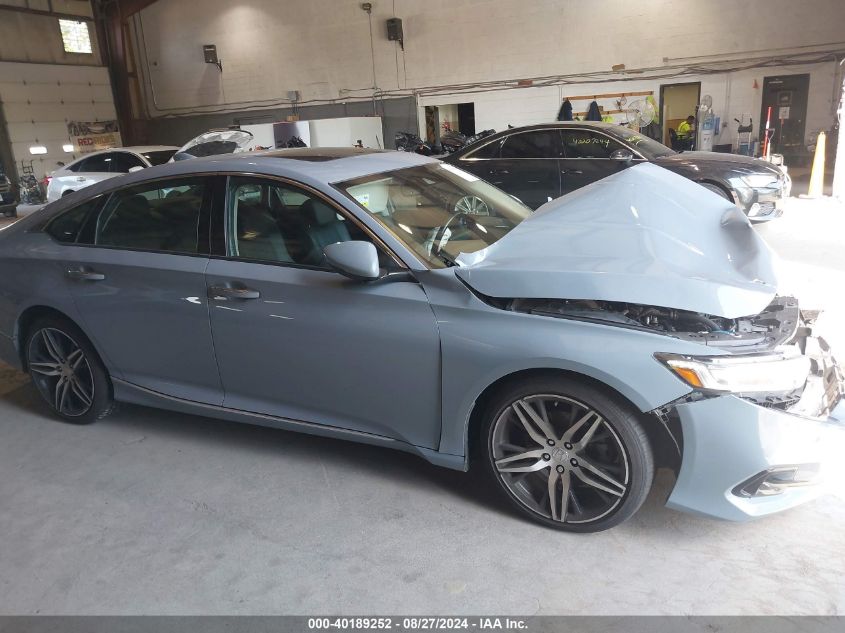 2021 Honda Accord Touring VIN: 1HGCV2F91MA010554 Lot: 40189252