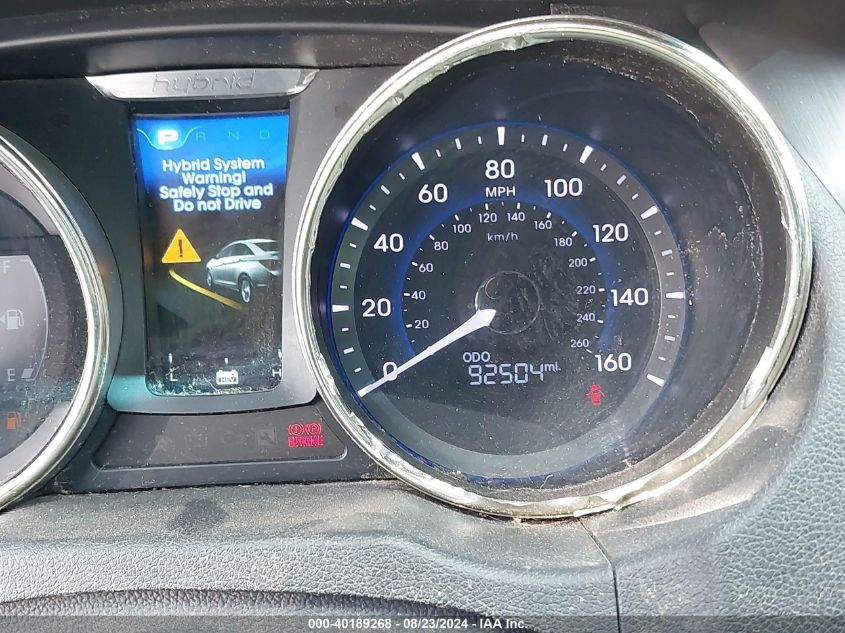 2012 Hyundai Sonata Hybrid VIN: KMHEC4A48CA023350 Lot: 40189268