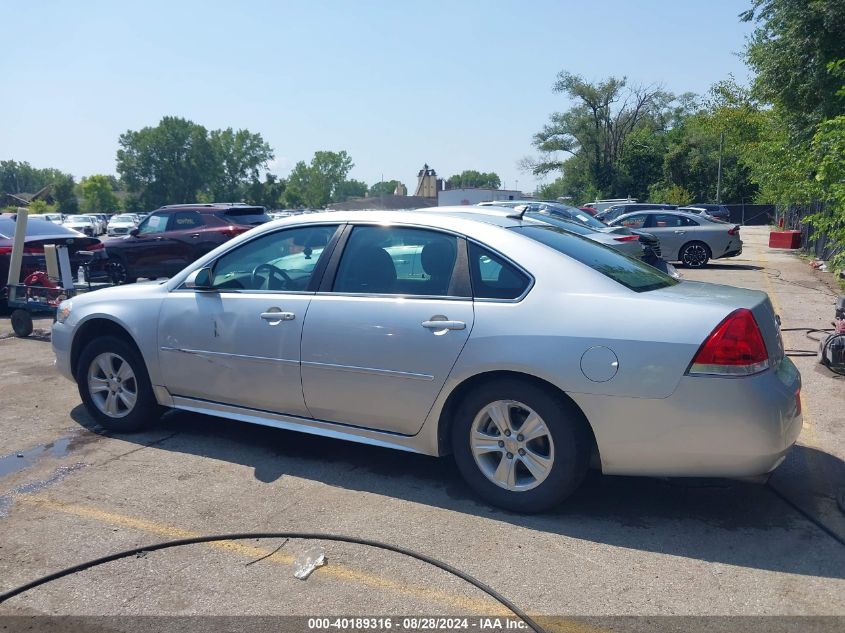 2014 Chevrolet Impala Limited Ls VIN: 2G1WA5E30E1171410 Lot: 40189316