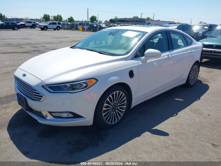 2017 FORD FUSION ENERGI SE LUXURY - 3FA6P0PU1HR215628