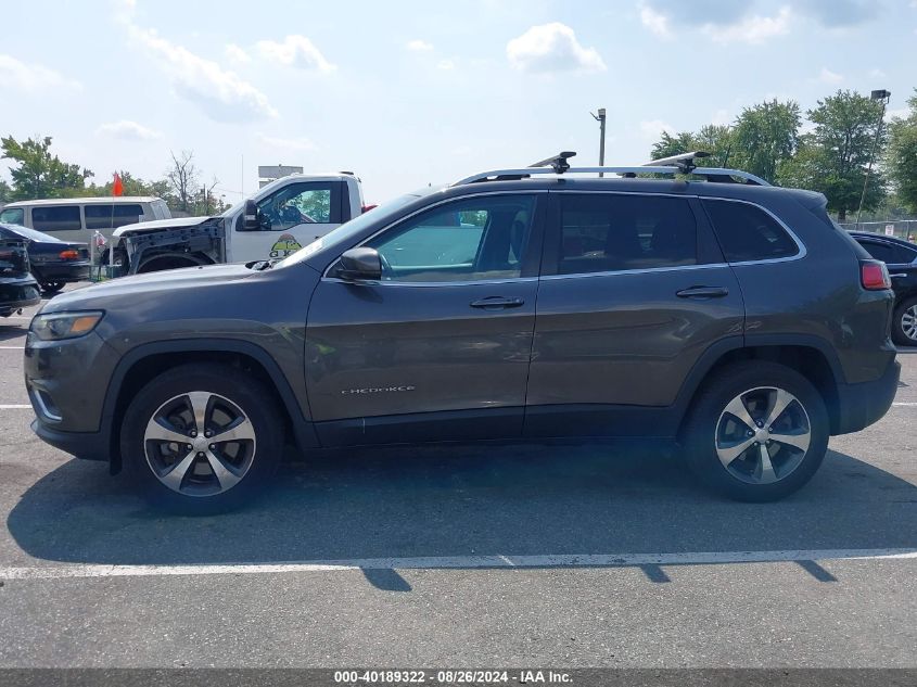 2019 Jeep Cherokee Limited 4X4 VIN: 1C4PJMDX8KD200324 Lot: 40189322