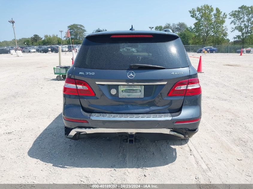 2015 Mercedes-Benz Ml 350 4Matic VIN: 4JGDA5HB2FA537629 Lot: 40189357