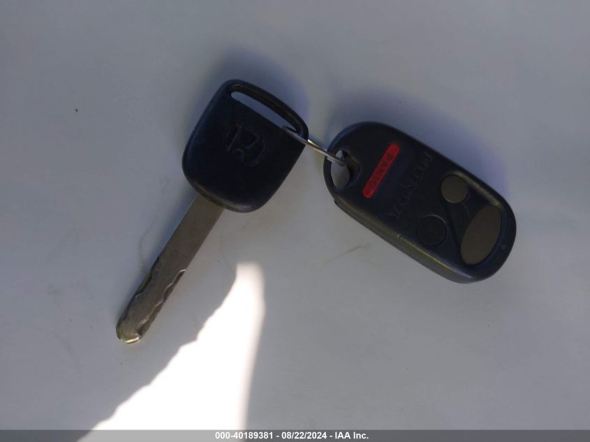 2002 Honda Cr-V Ex VIN: JHLRD78852C086800 Lot: 40189381