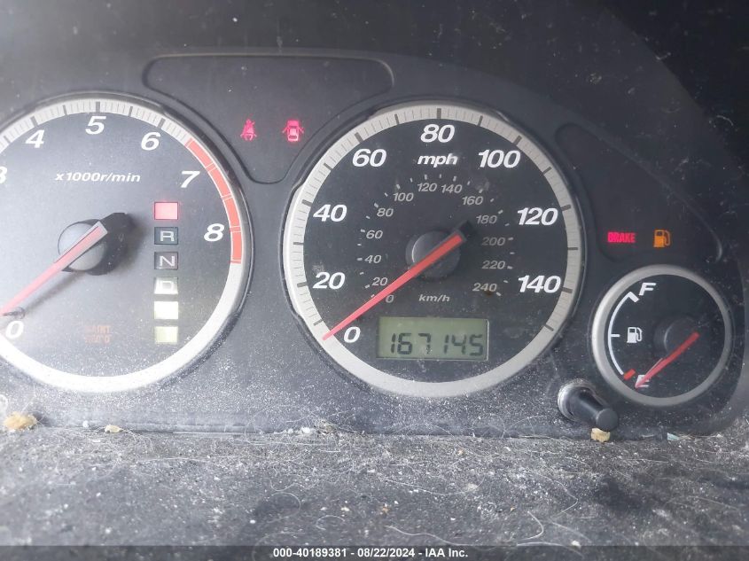 2002 Honda Cr-V Ex VIN: JHLRD78852C086800 Lot: 40189381