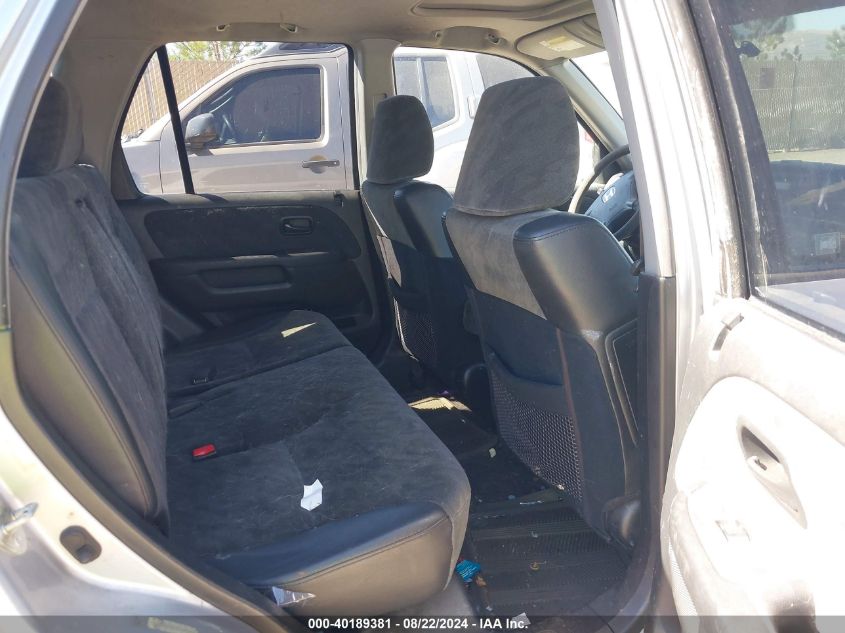 2002 Honda Cr-V Ex VIN: JHLRD78852C086800 Lot: 40189381