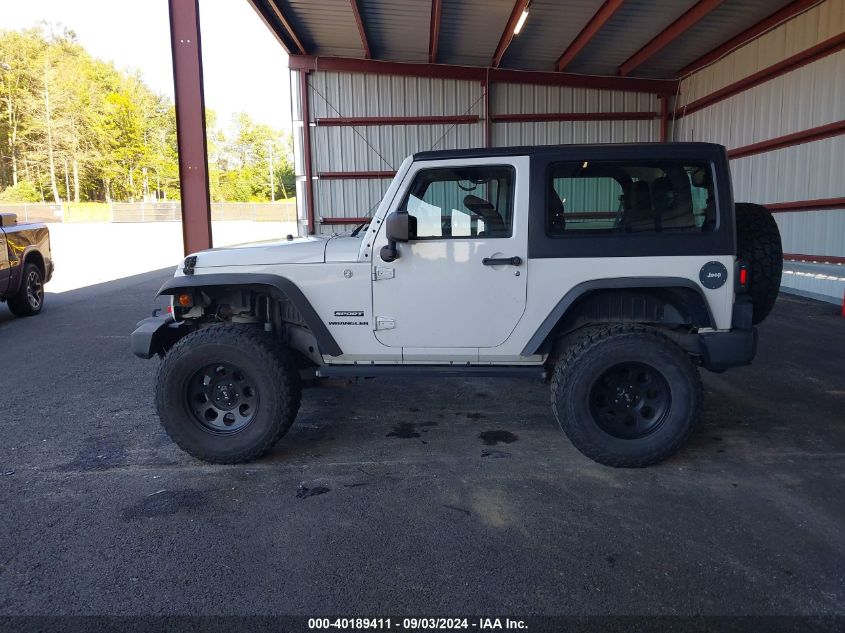 2013 Jeep Wrangler Sport VIN: 1C4AJWAG0DL684553 Lot: 40189411