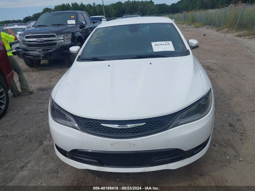 2015 Chrysler 200 S VIN: 1C3CCCBB8FN619207 Lot: 40189418