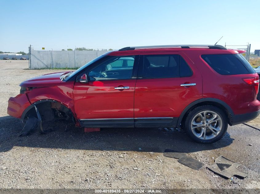 2014 Ford Explorer Limited VIN: 1FM5K7F84EGB64111 Lot: 40189435