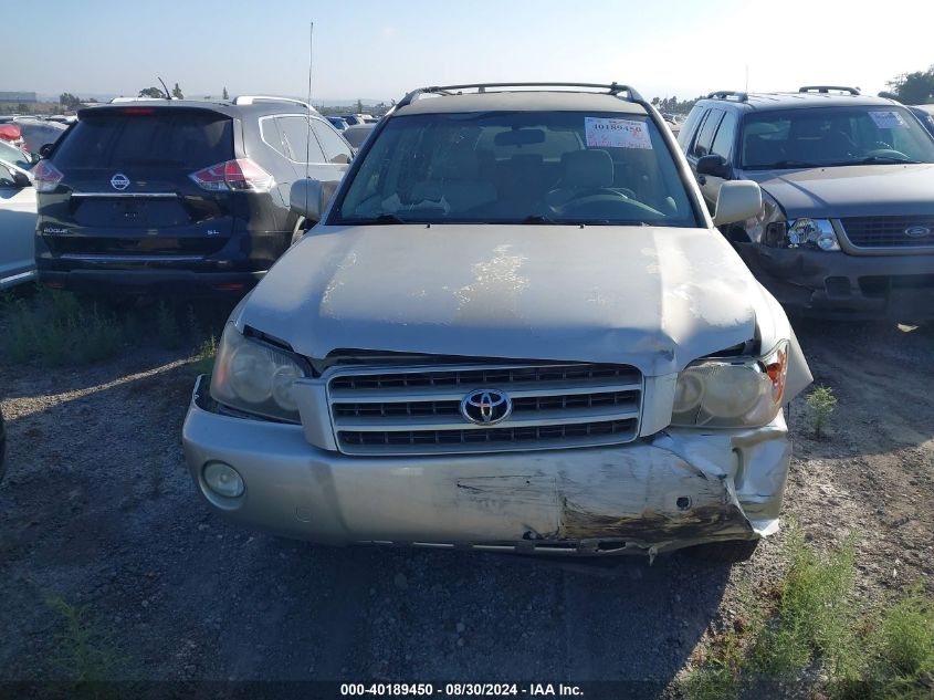 JTEGD21A820026169 2002 Toyota Highlander