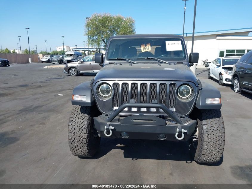 2018 Jeep Wrangler Unlimited Sport S 4X4 VIN: 1C4HJXDN9JW316509 Lot: 40189470