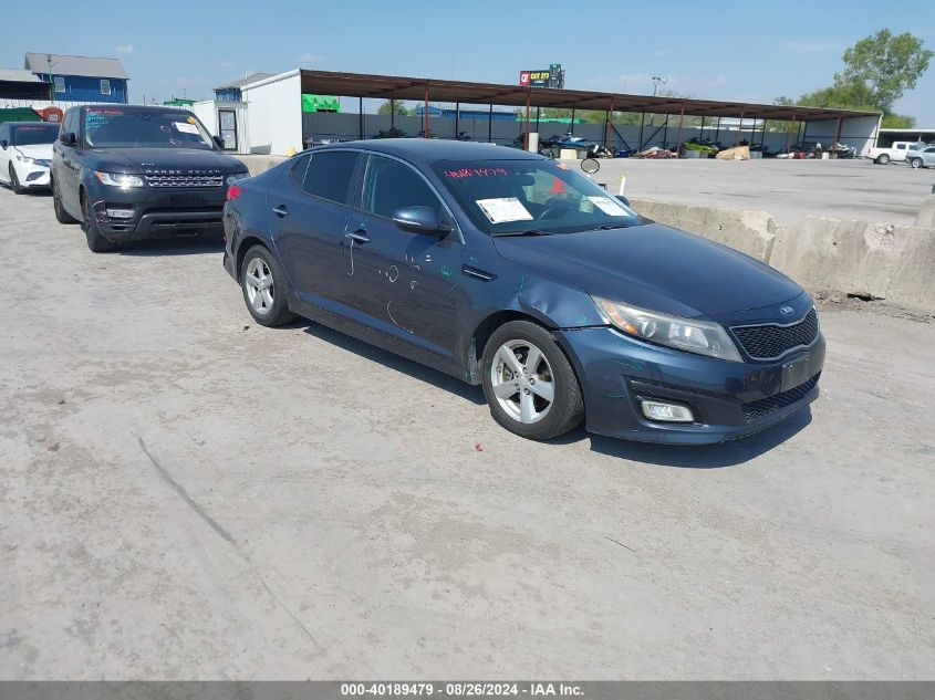 2015 Kia Optima Lx VIN: 5XXGM4A71FG442654 Lot: 40189479