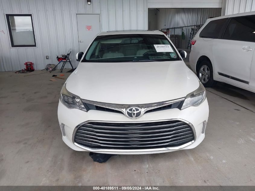 2016 Toyota Avalon Xle Plus VIN: 4T1BK1EB6GU203136 Lot: 40189511