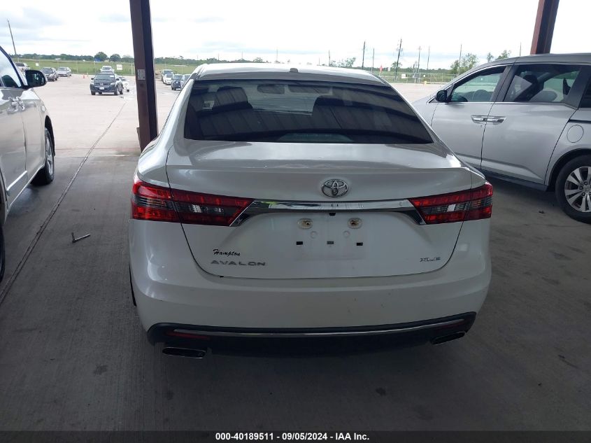 2016 Toyota Avalon Xle Plus VIN: 4T1BK1EB6GU203136 Lot: 40189511