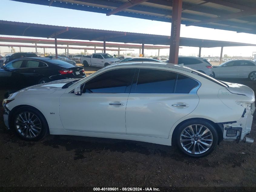 2020 Infiniti Q50 Luxe VIN: JN1EV7AP8LM201608 Lot: 40189601