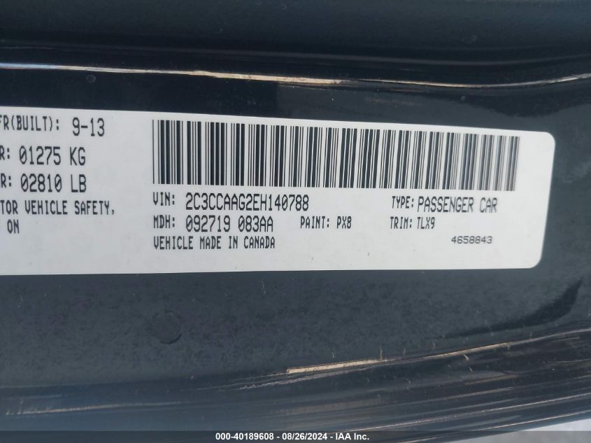 2C3CCAAG2EH140788 2014 Chrysler 300